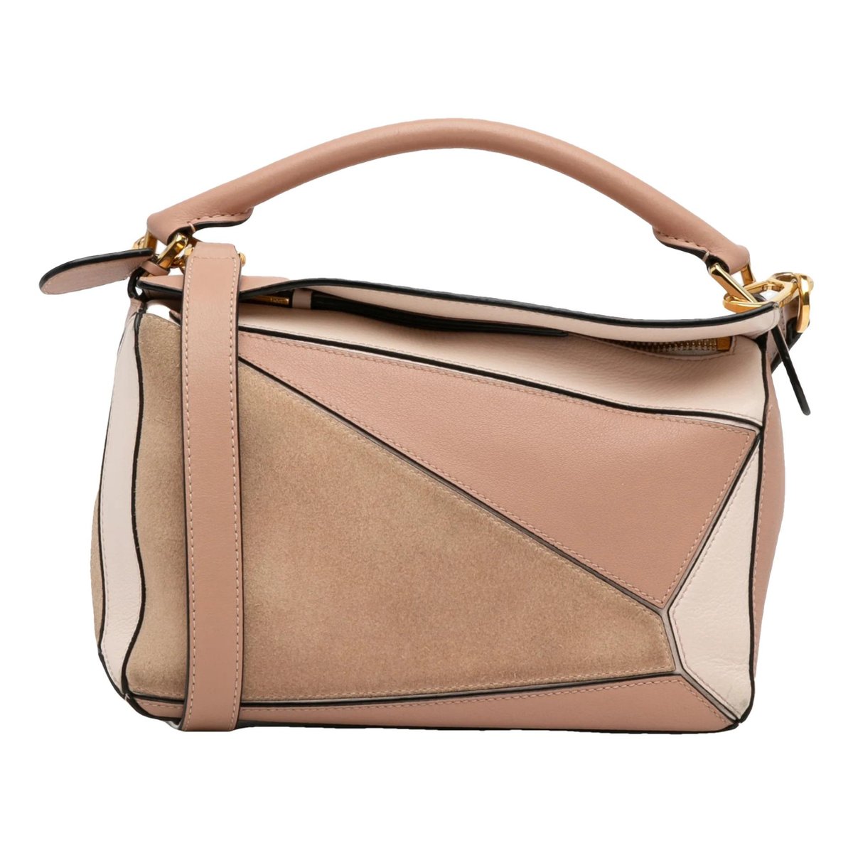 Puzzle leather bag