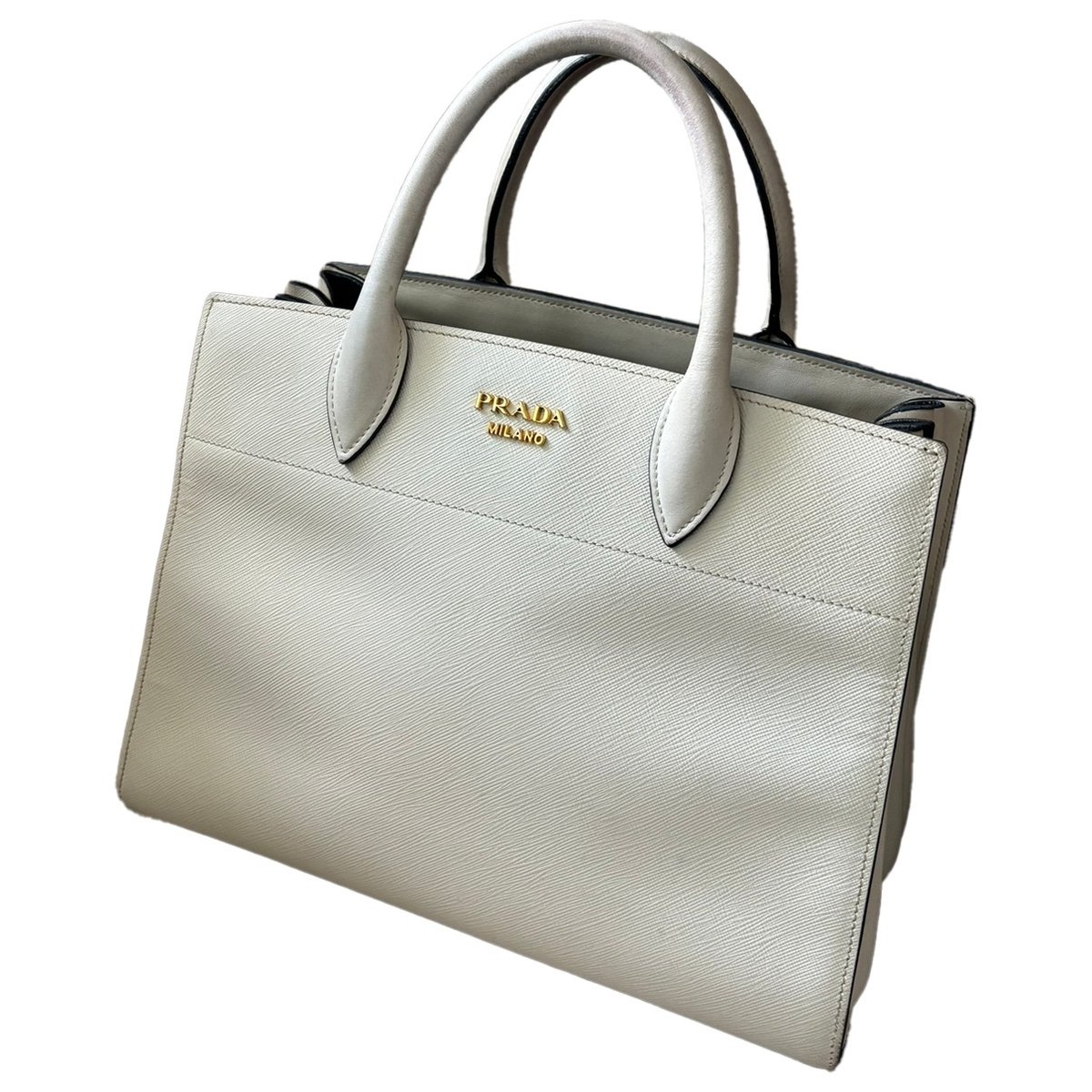 Bibliothèque leather tote