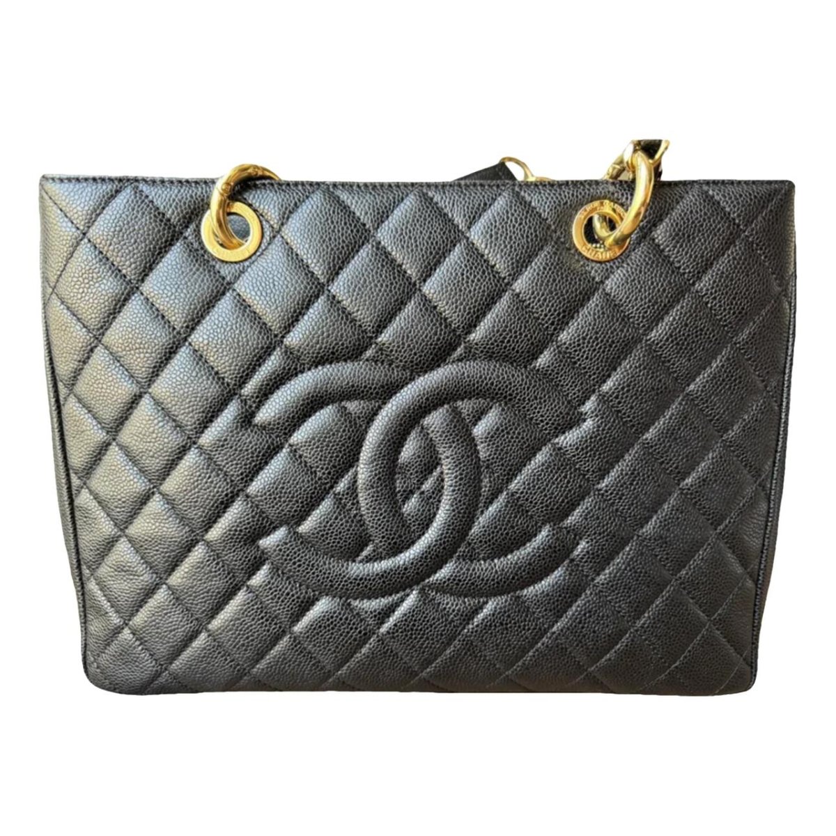 Grand shopping leather tote