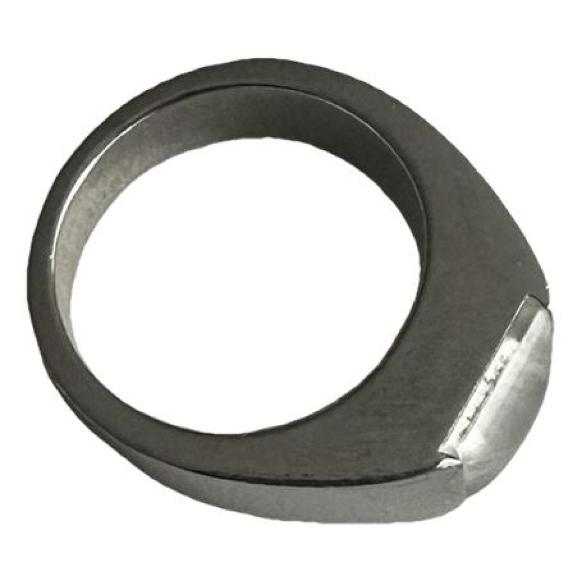 Tank white gold ring