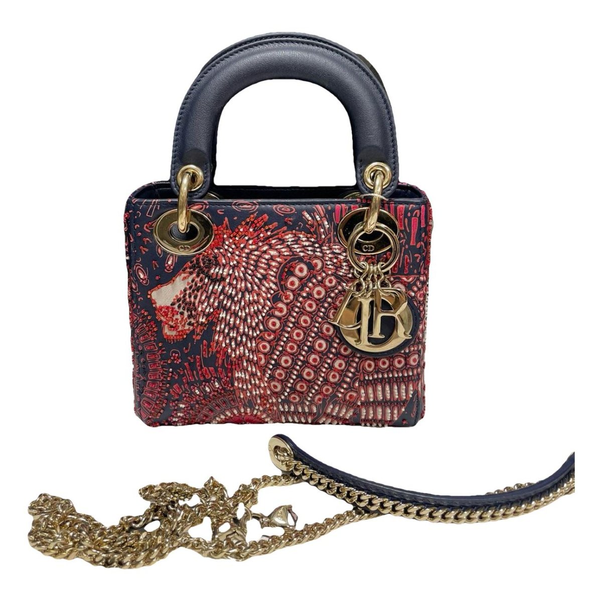 Lady Dior leather handbag