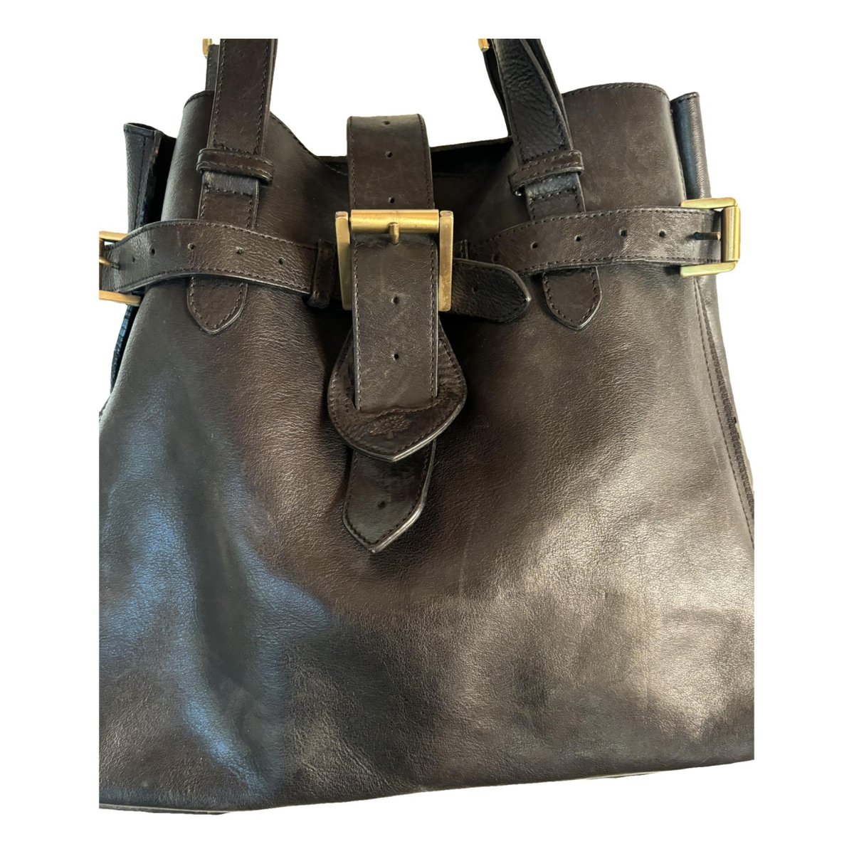 Abbey leather tote