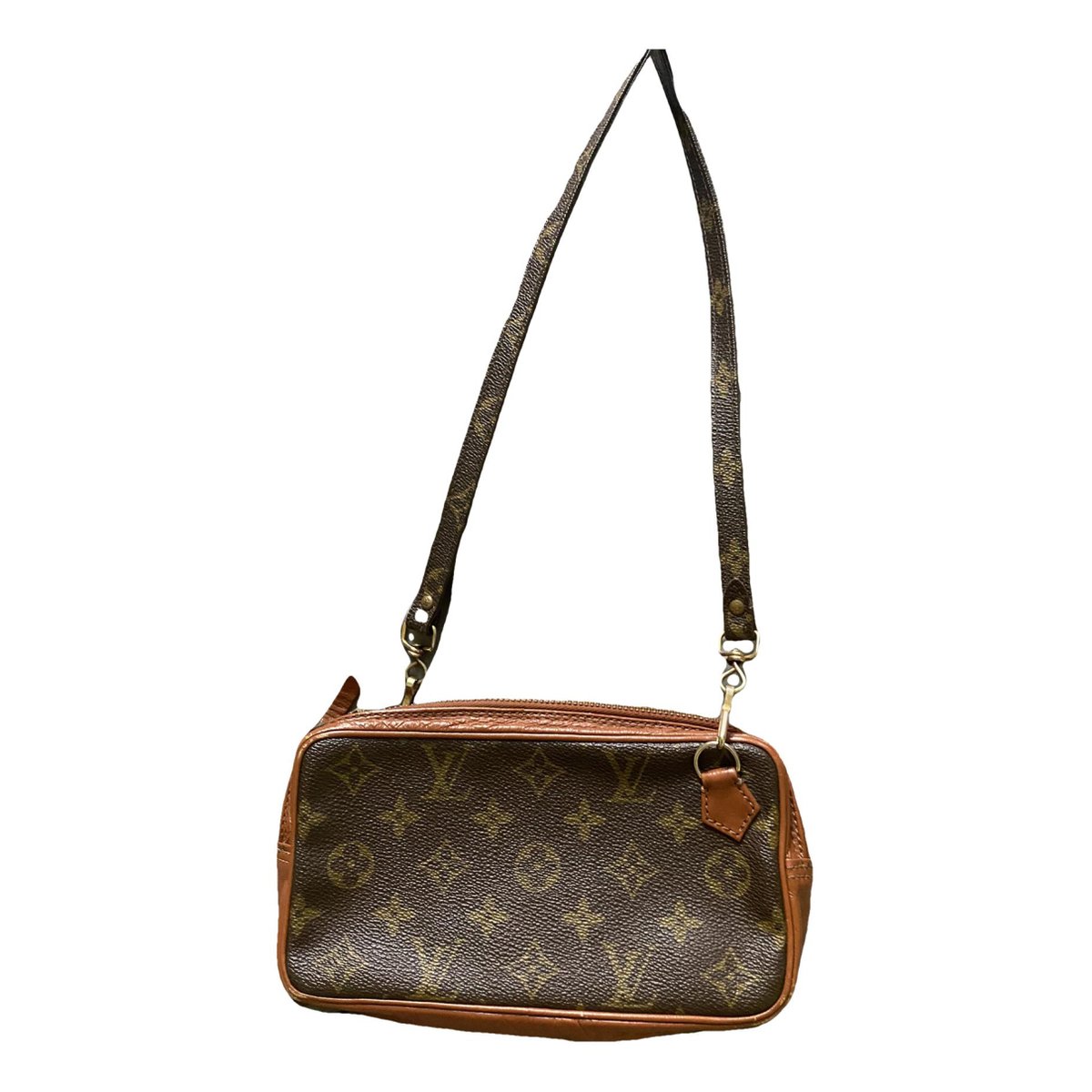 Marly vintage leather clutch bag