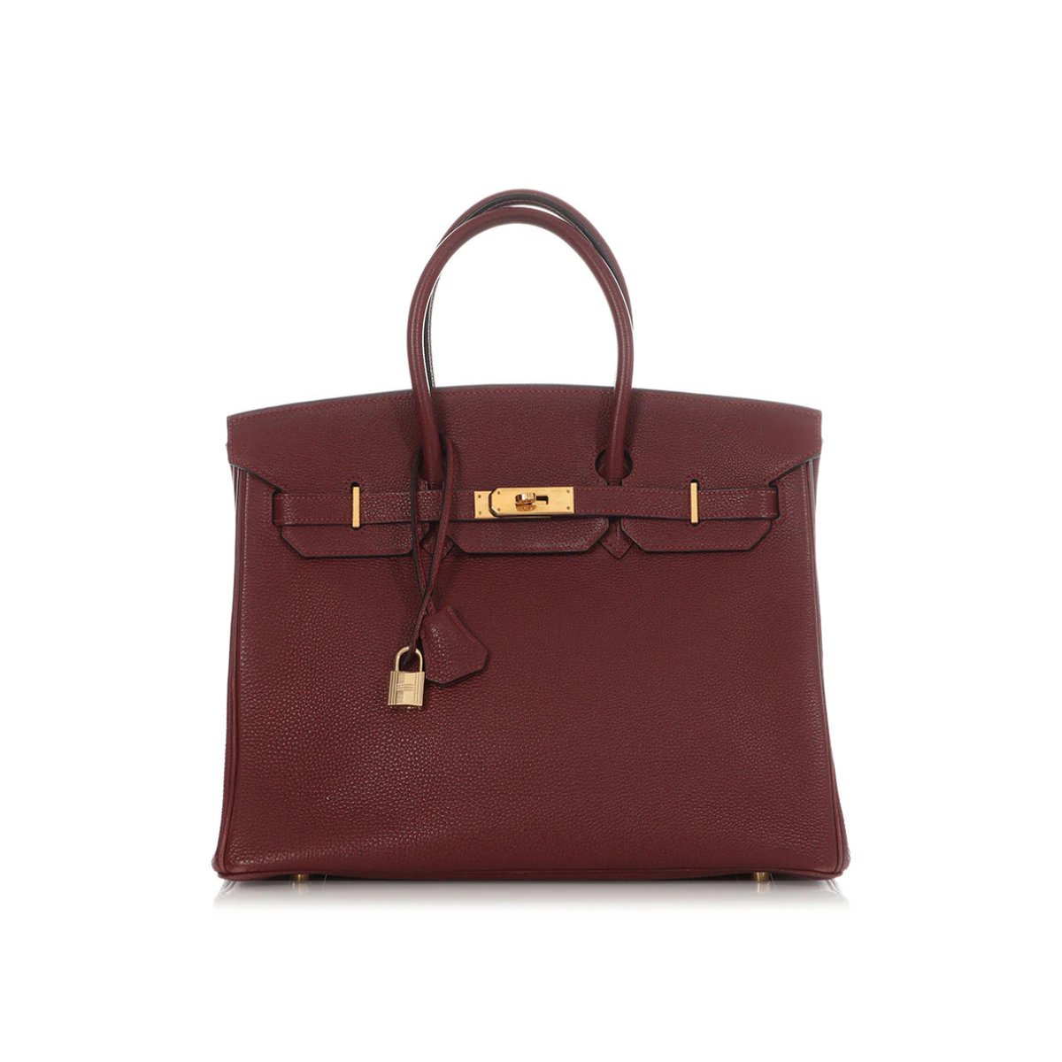Birkin 35 leather satchel