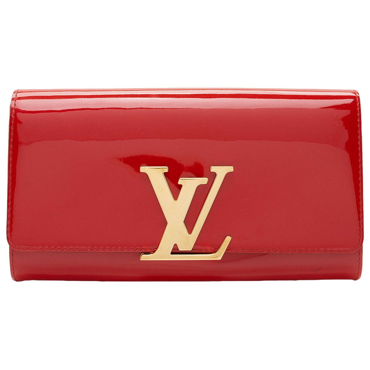 Louise leather clutch bag
