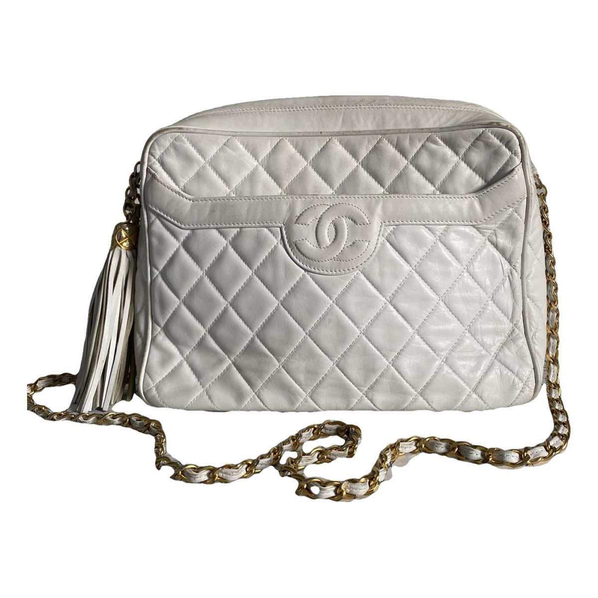 Camera leather handbag