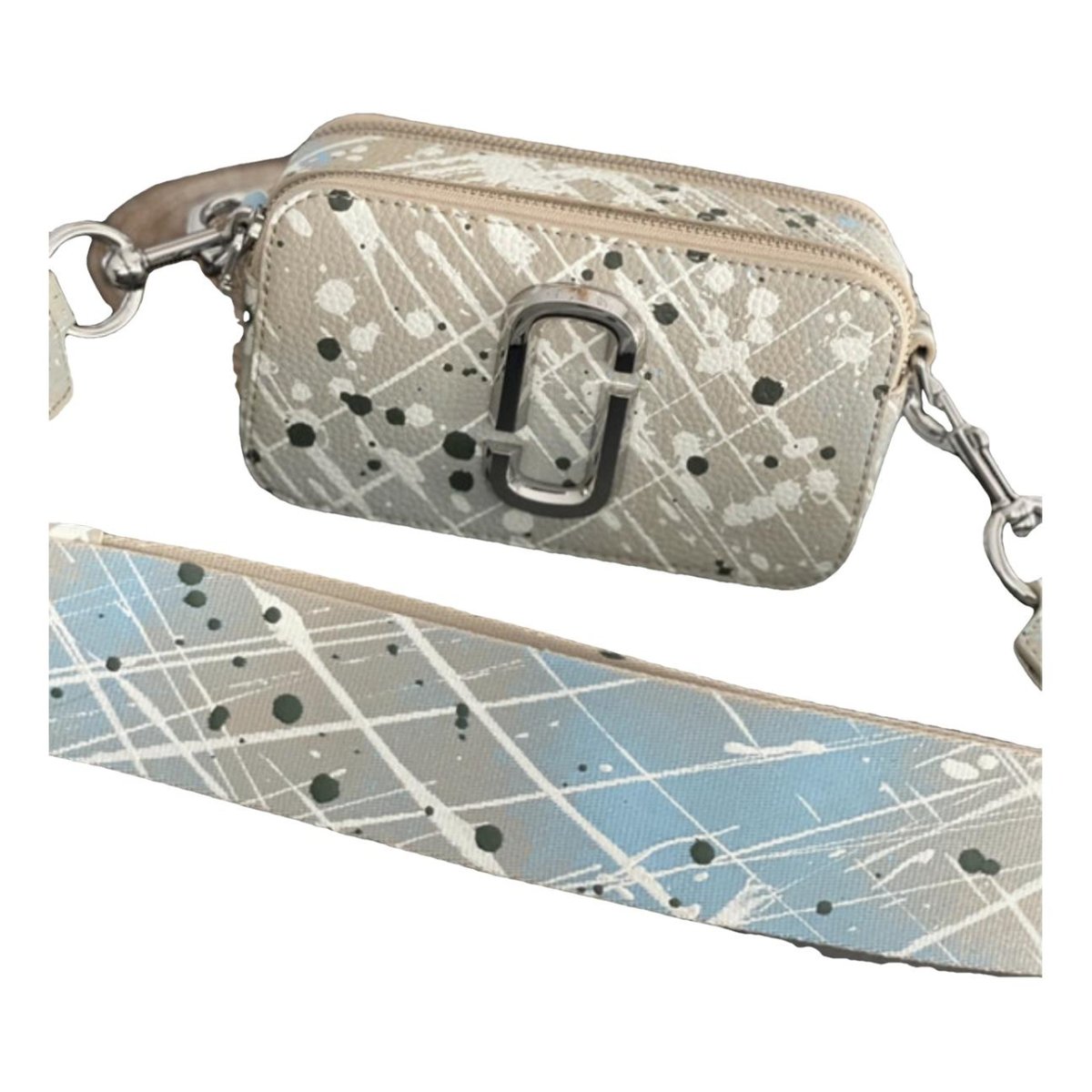Snapshot leather crossbody bag