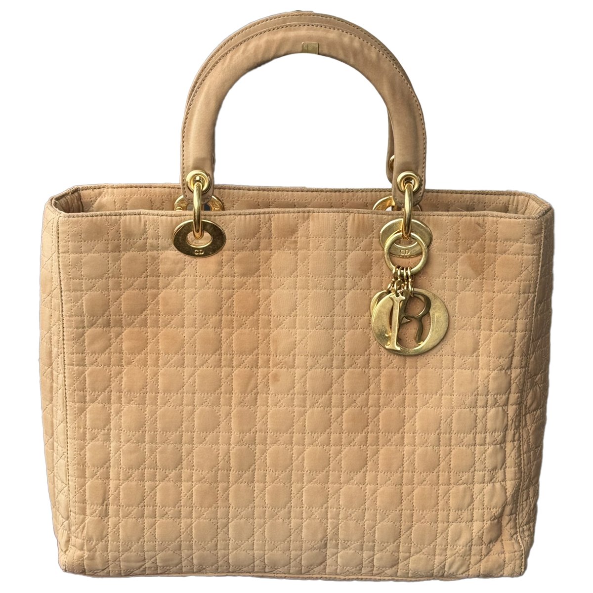 Lady Dior cloth handbag