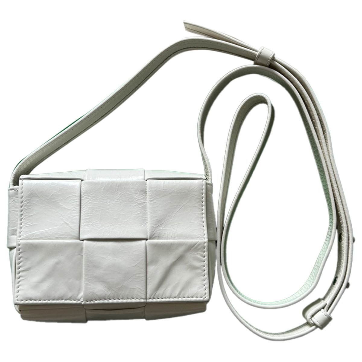 Cassette leather crossbody bag