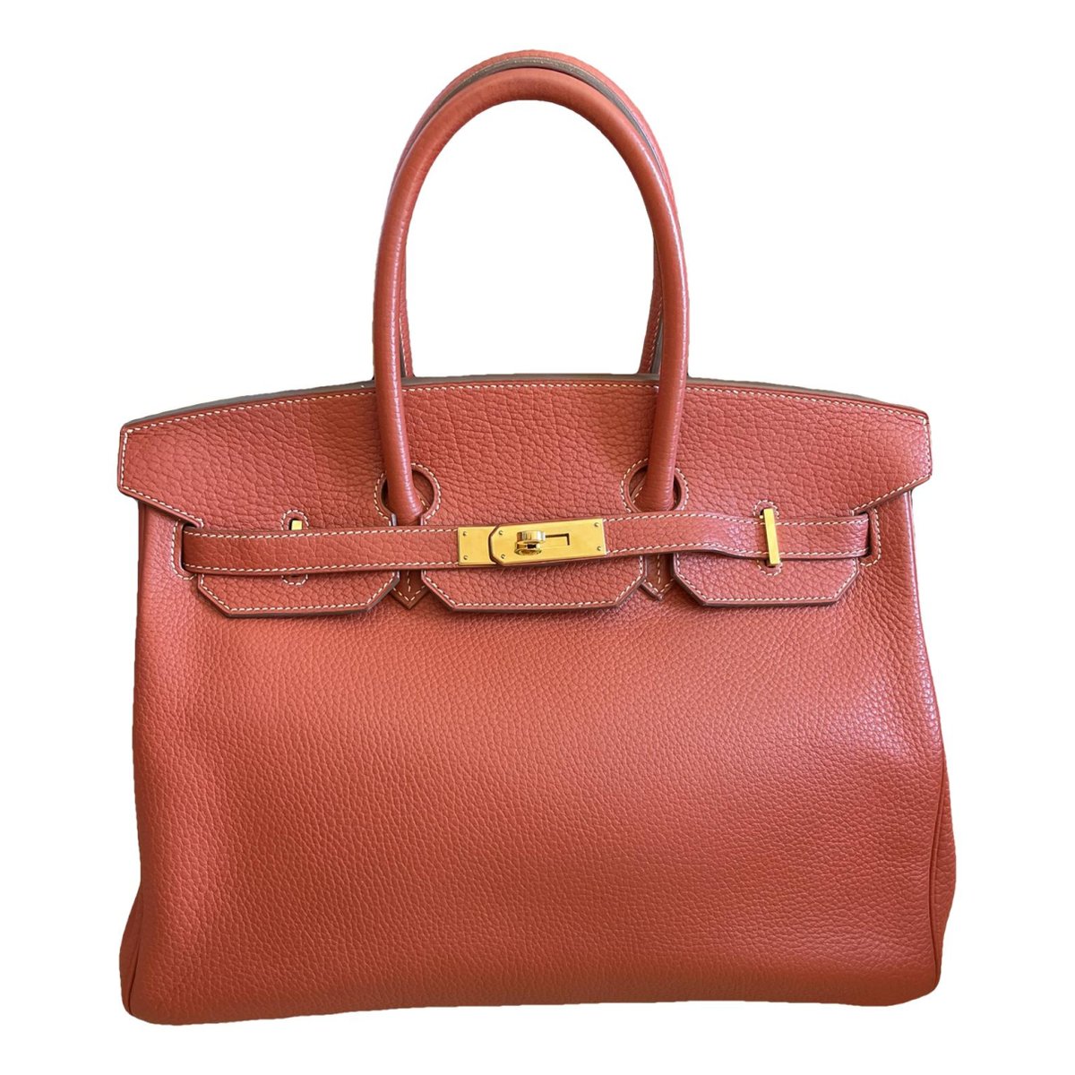 Birkin 35 leather handbag