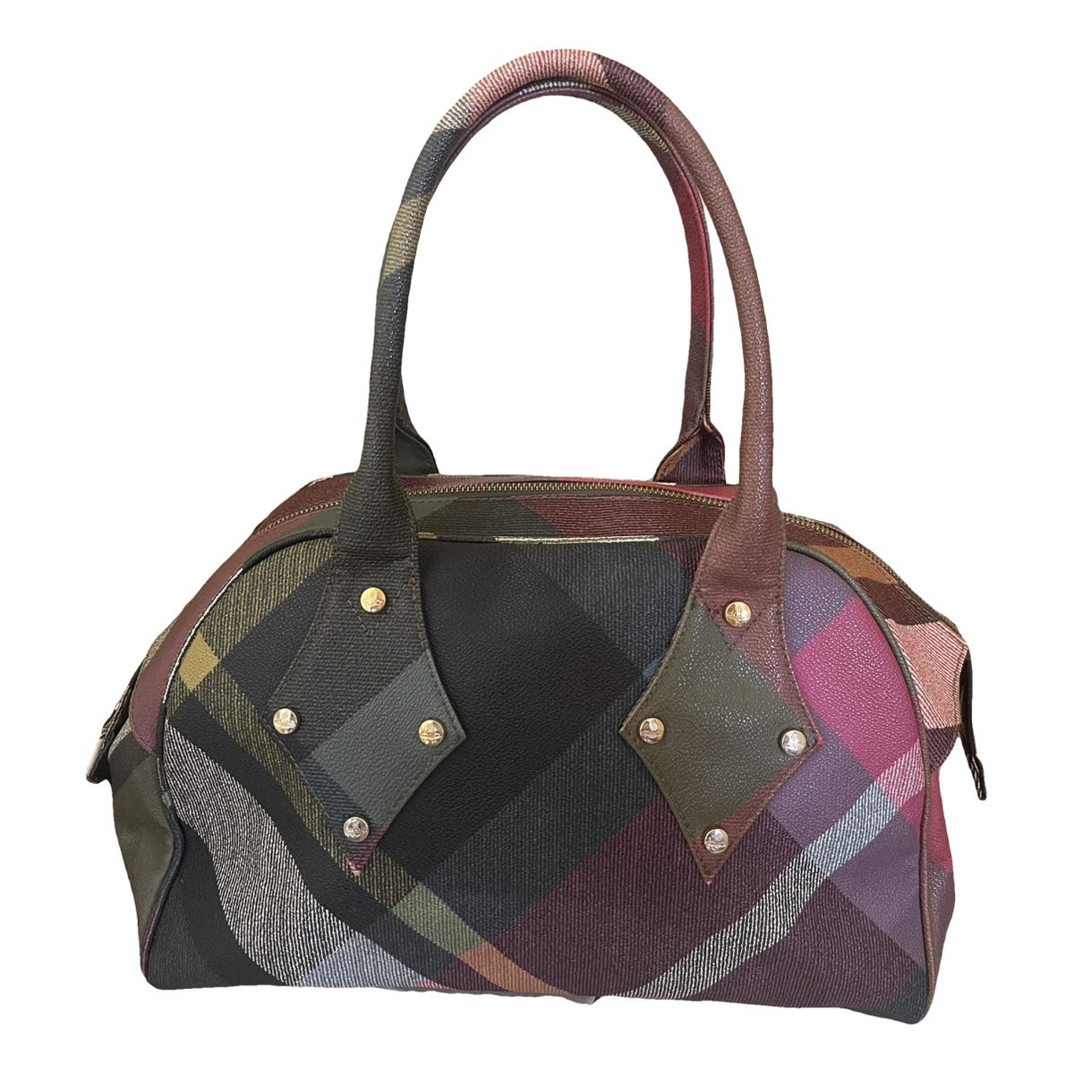 Derby vegan leather handbag