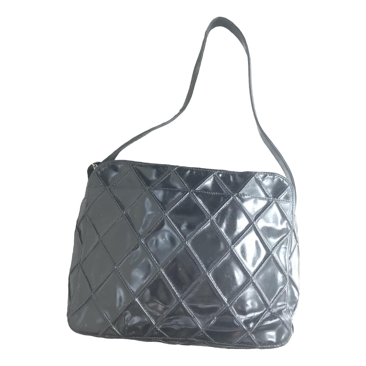 Trendy CC Flap patent leather handbag