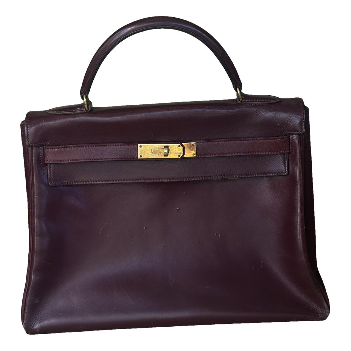 Kelly 32 leather handbag