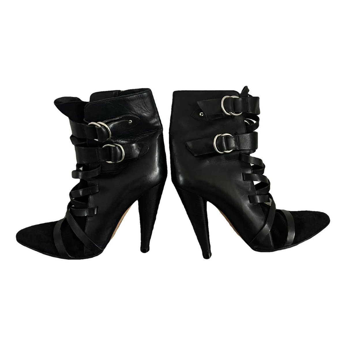 Purdey leather ankle boots