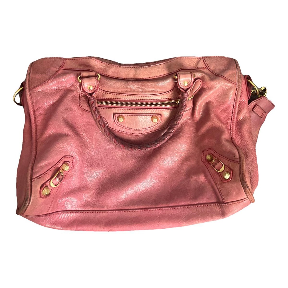 First leather handbag