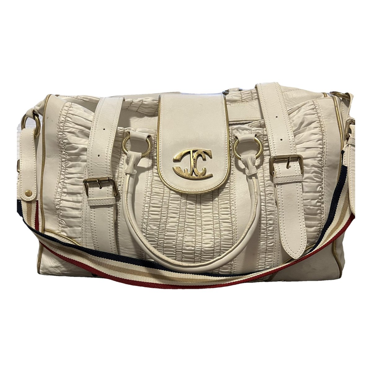 Leather travel bag