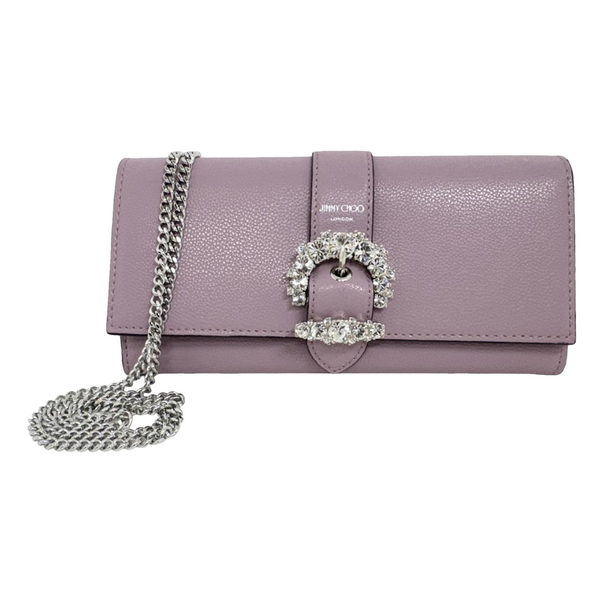 Candy leather clutch bag