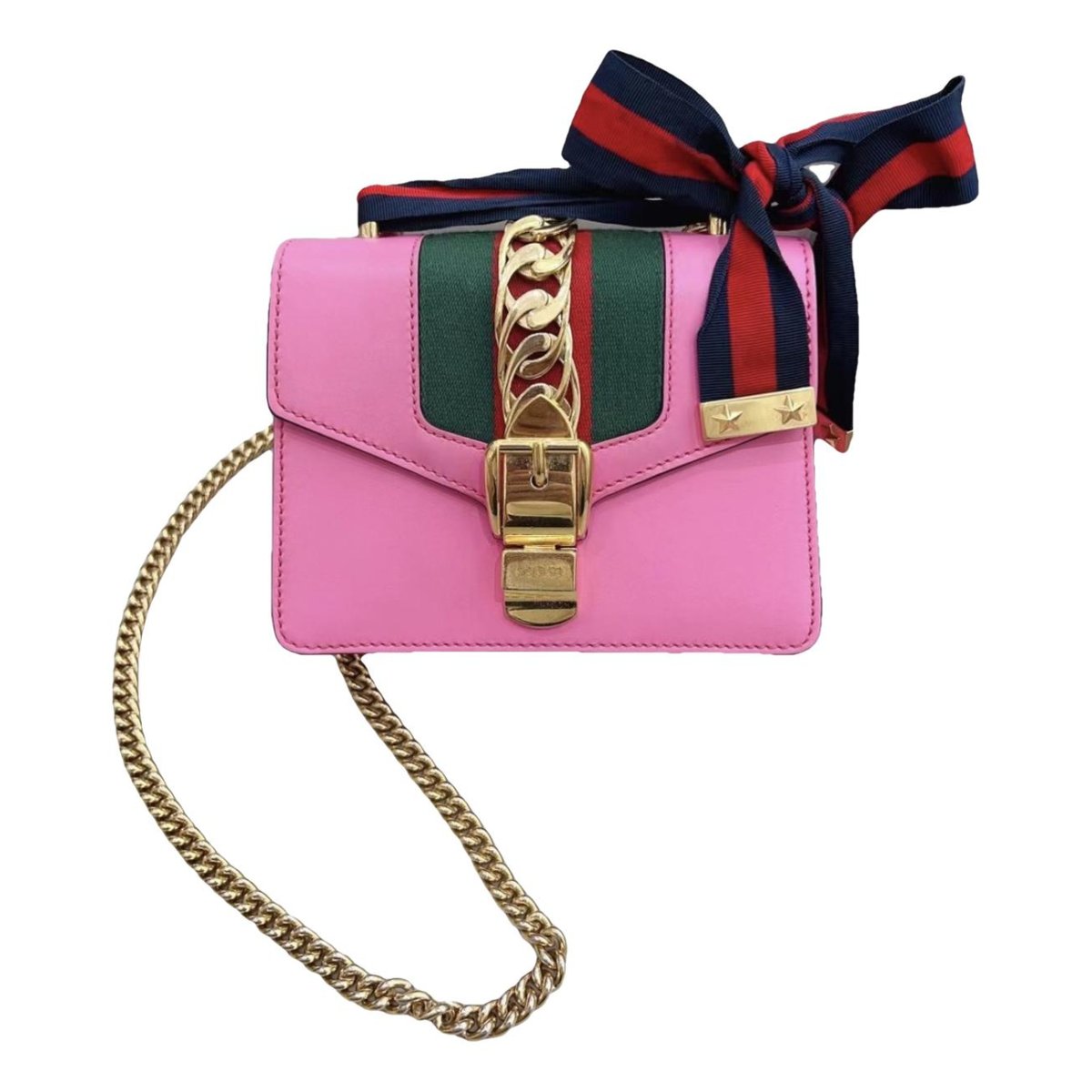 Sylvie Flap Chain leather crossbody bag