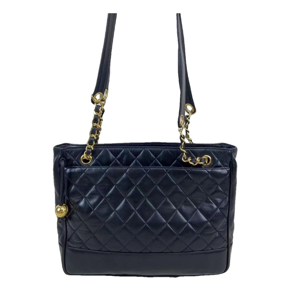 Grand shopping leather tote