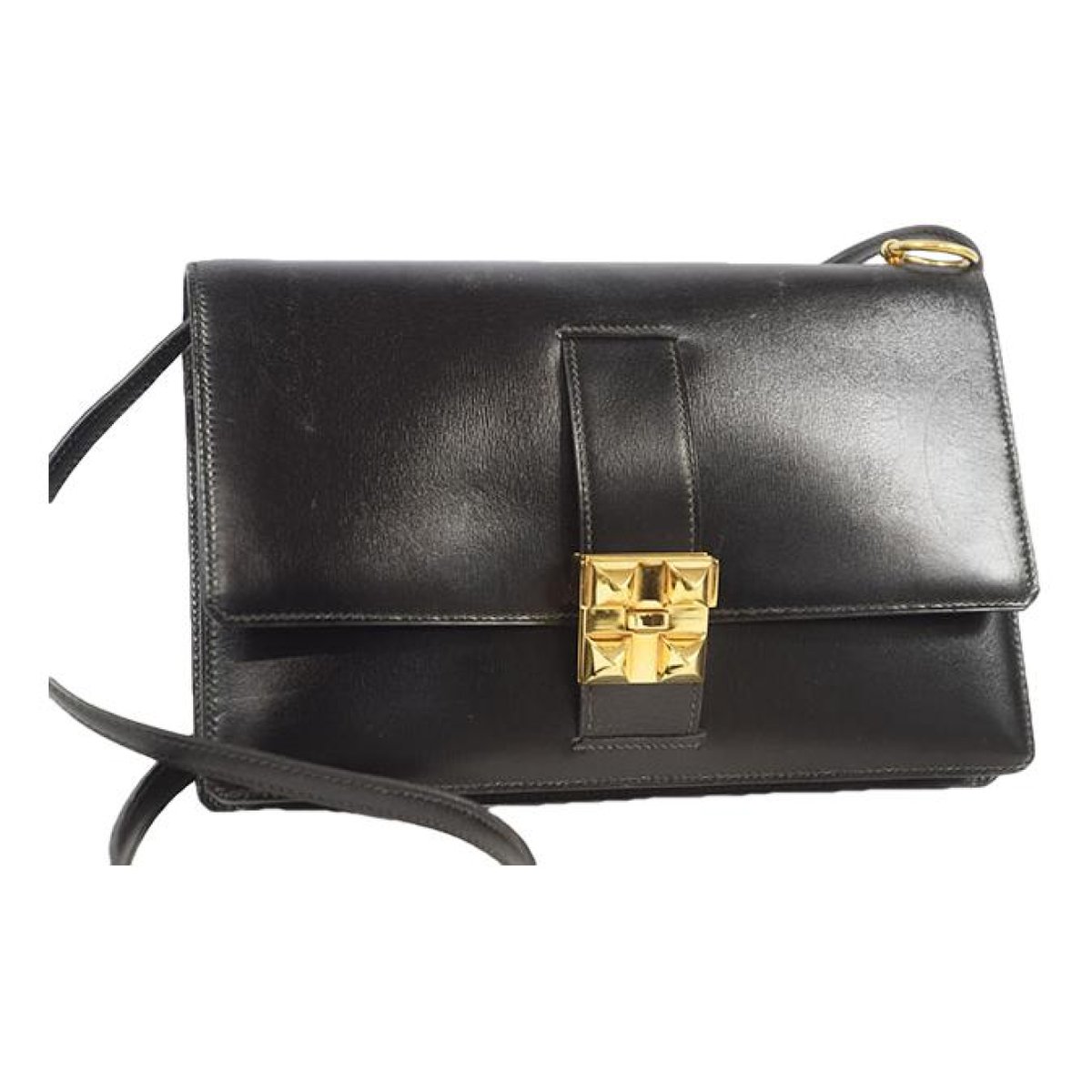 Médor leather handbag
