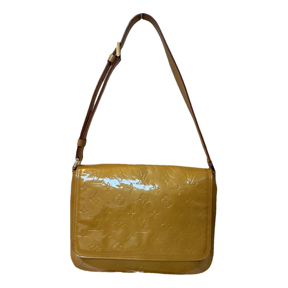 Thompson patent leather crossbody bag