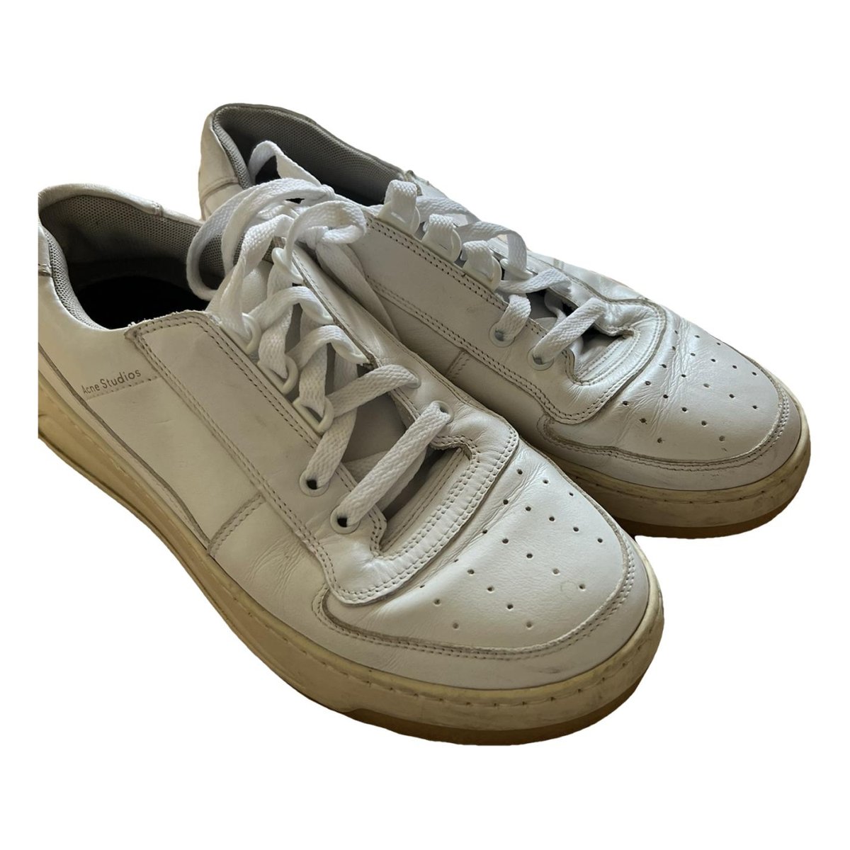 Steffey leather trainers