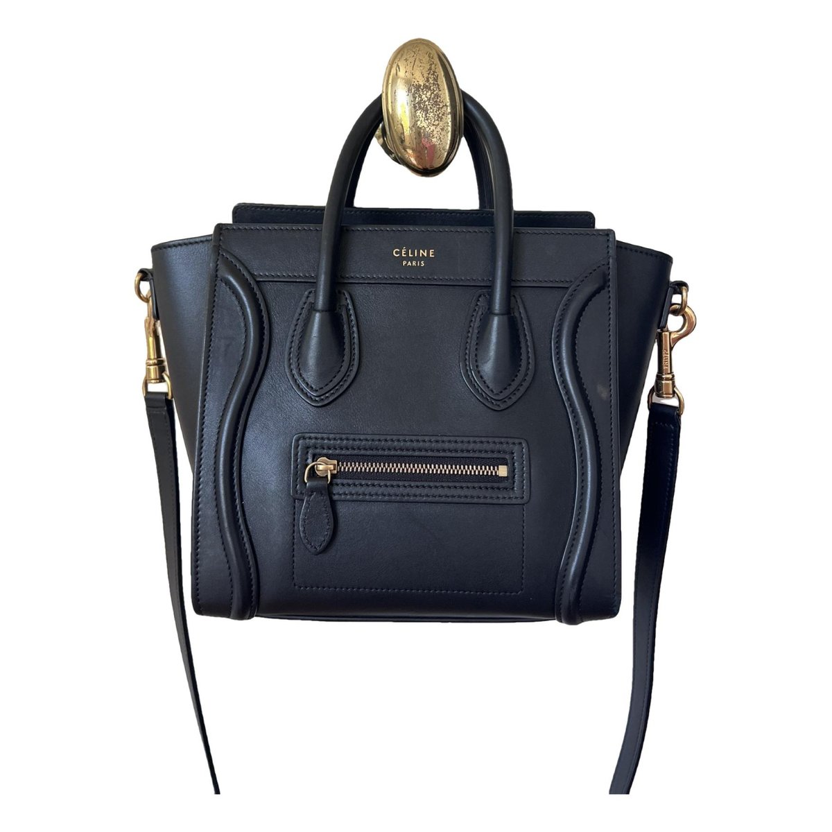 Luggage leather handbag