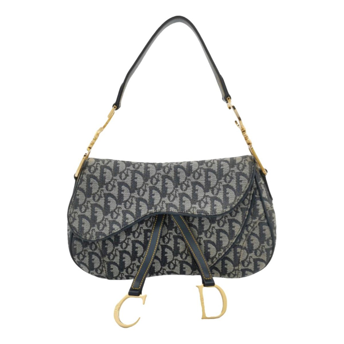 Double Saddle cloth handbag