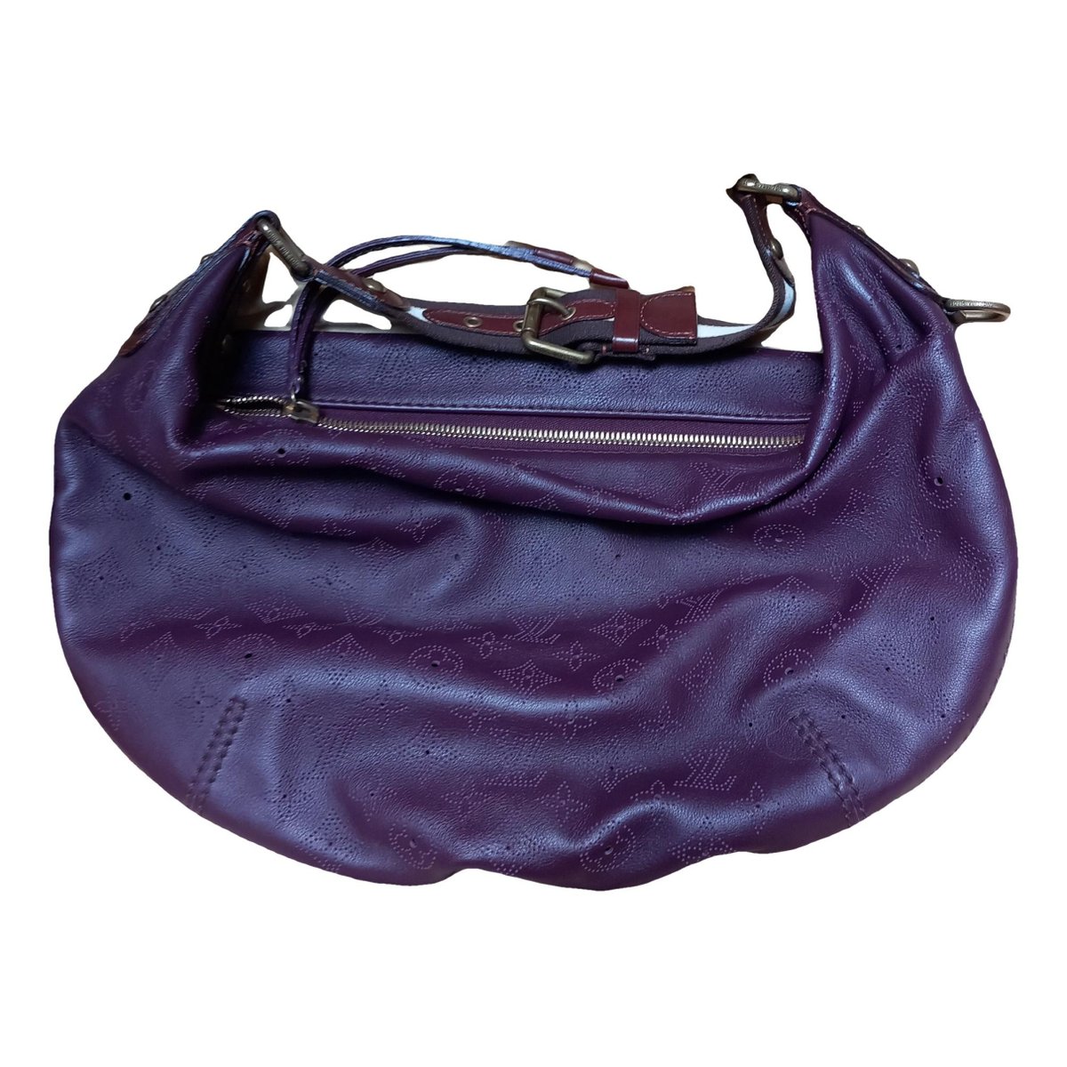 Croissant leather handbag