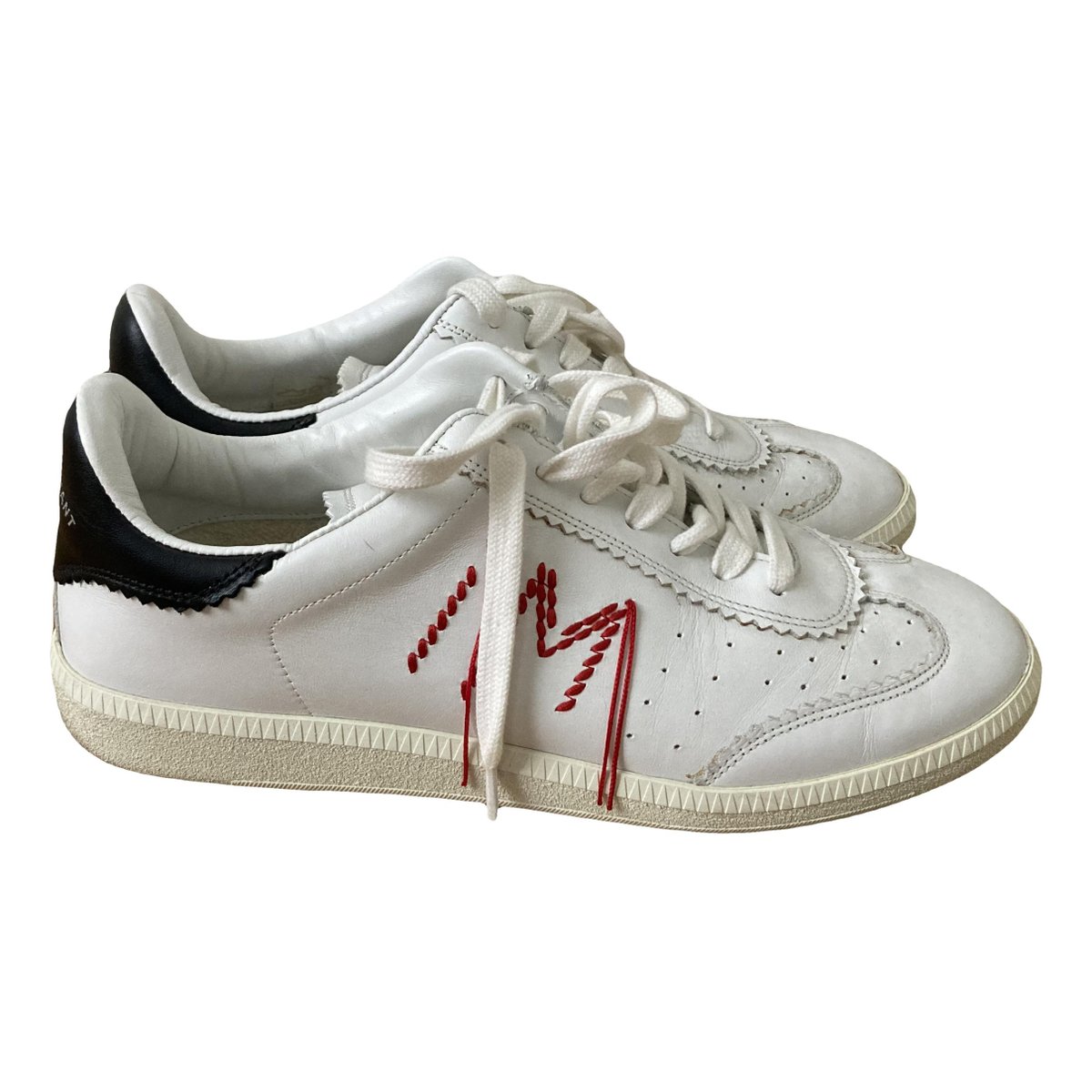 Bryce leather trainers