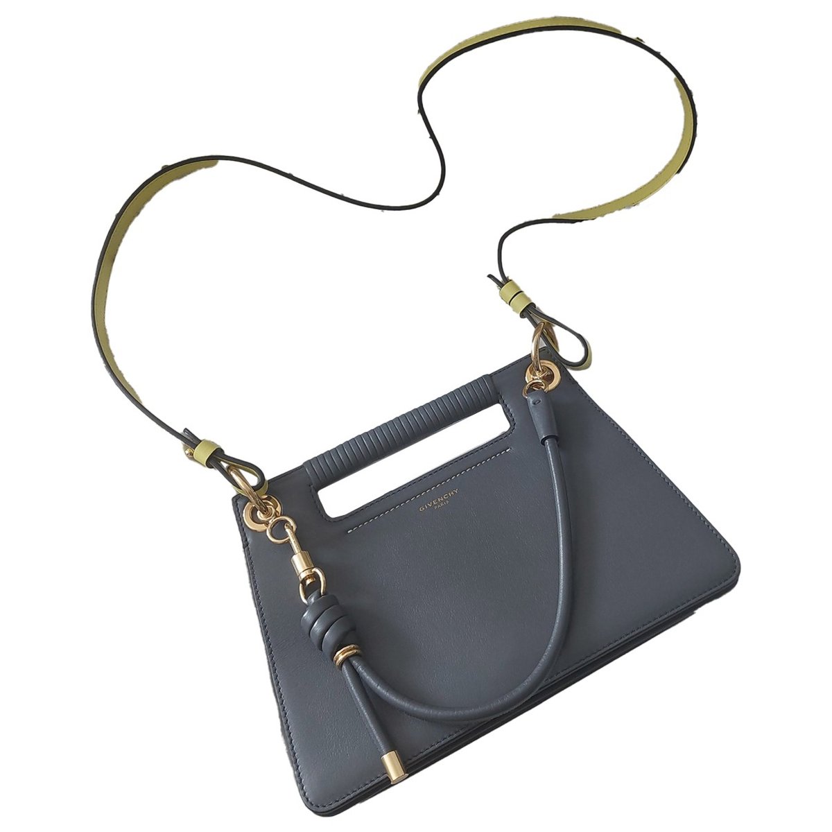 Whip leather handbag