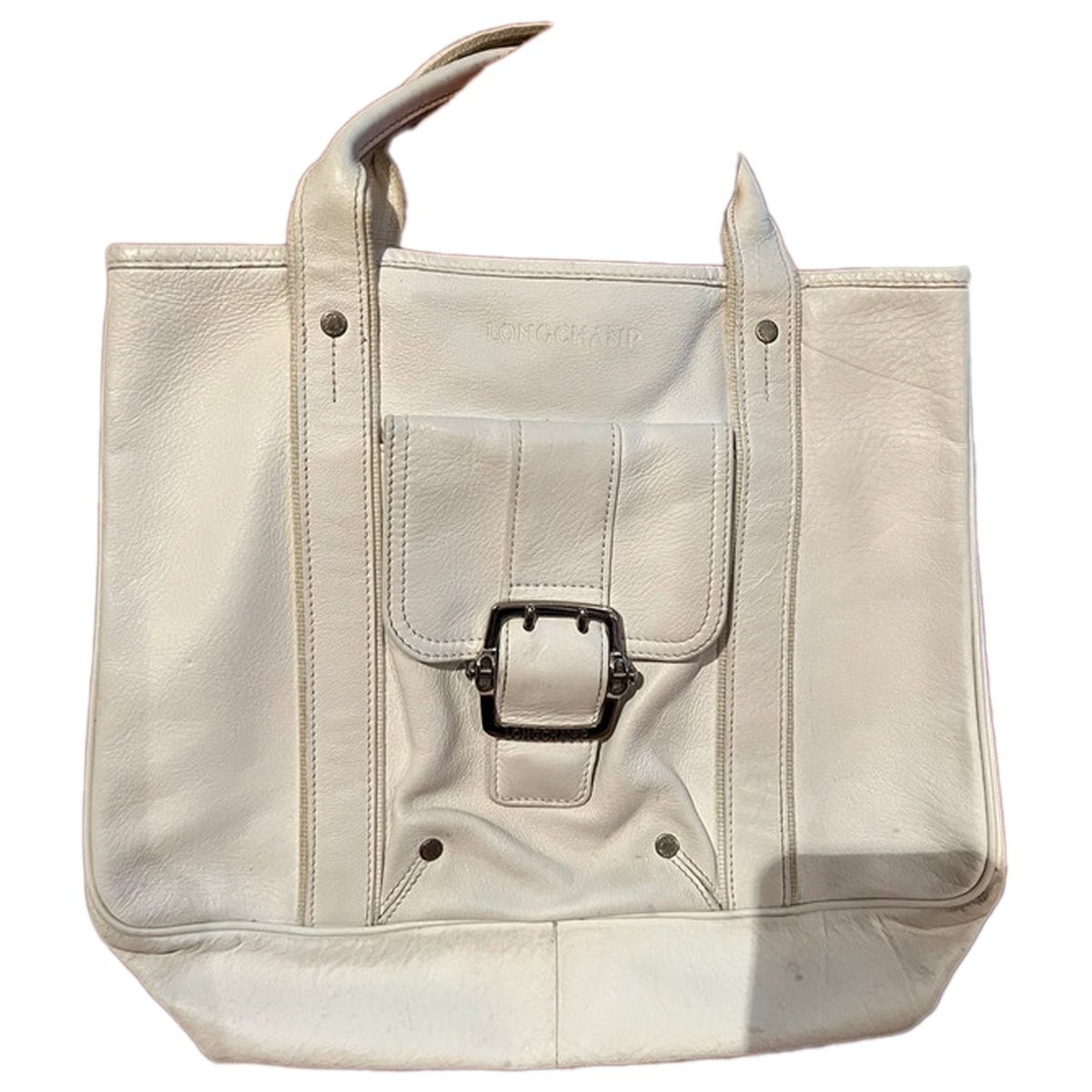 3D leather handbag