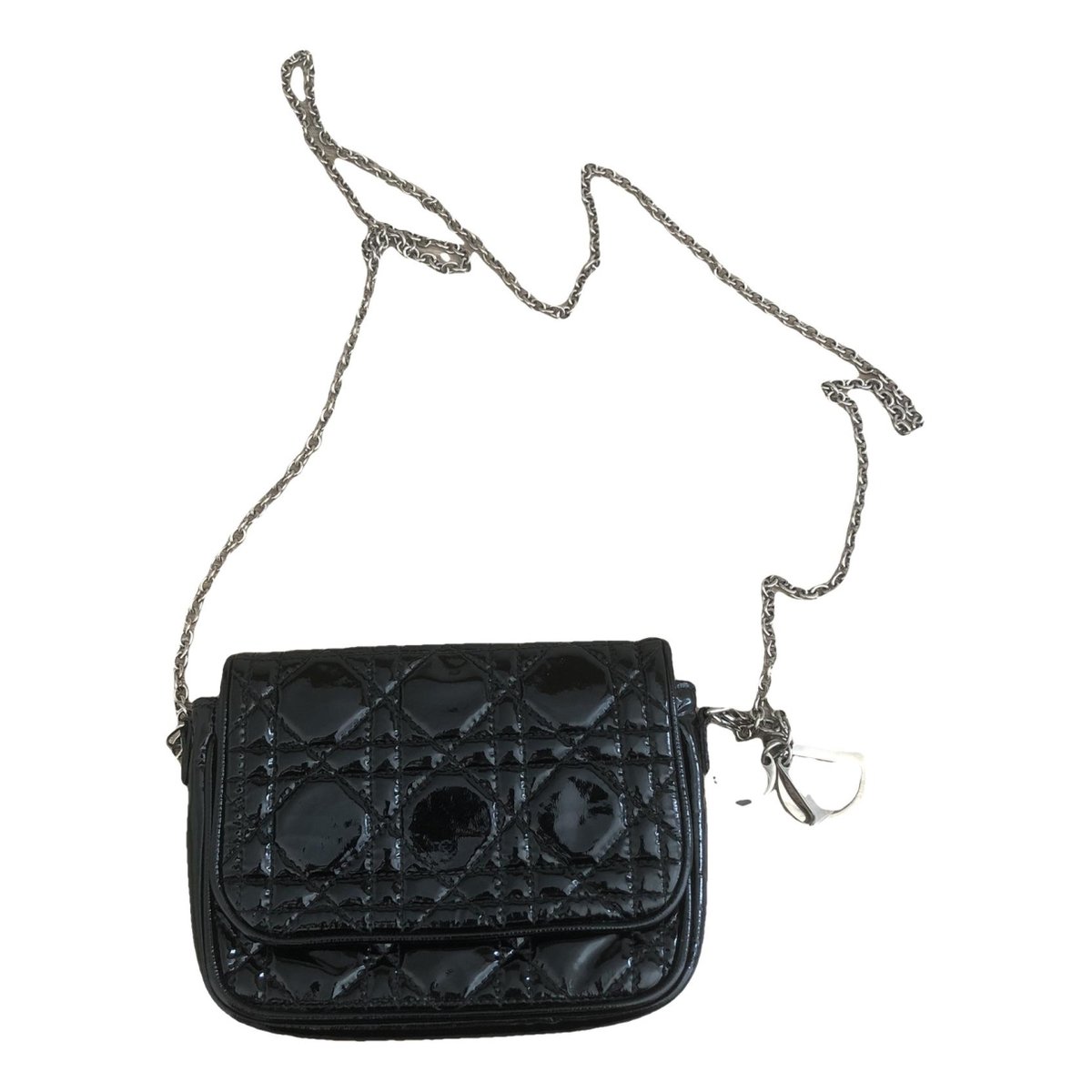 Lady Dior Wallet On Chain leather crossbody bag