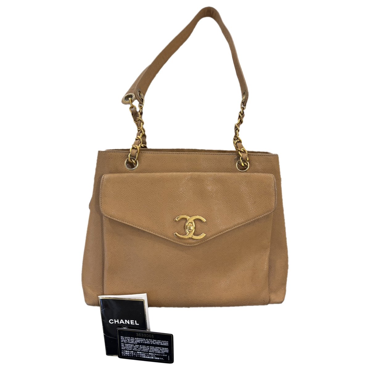 Executive leather tote
