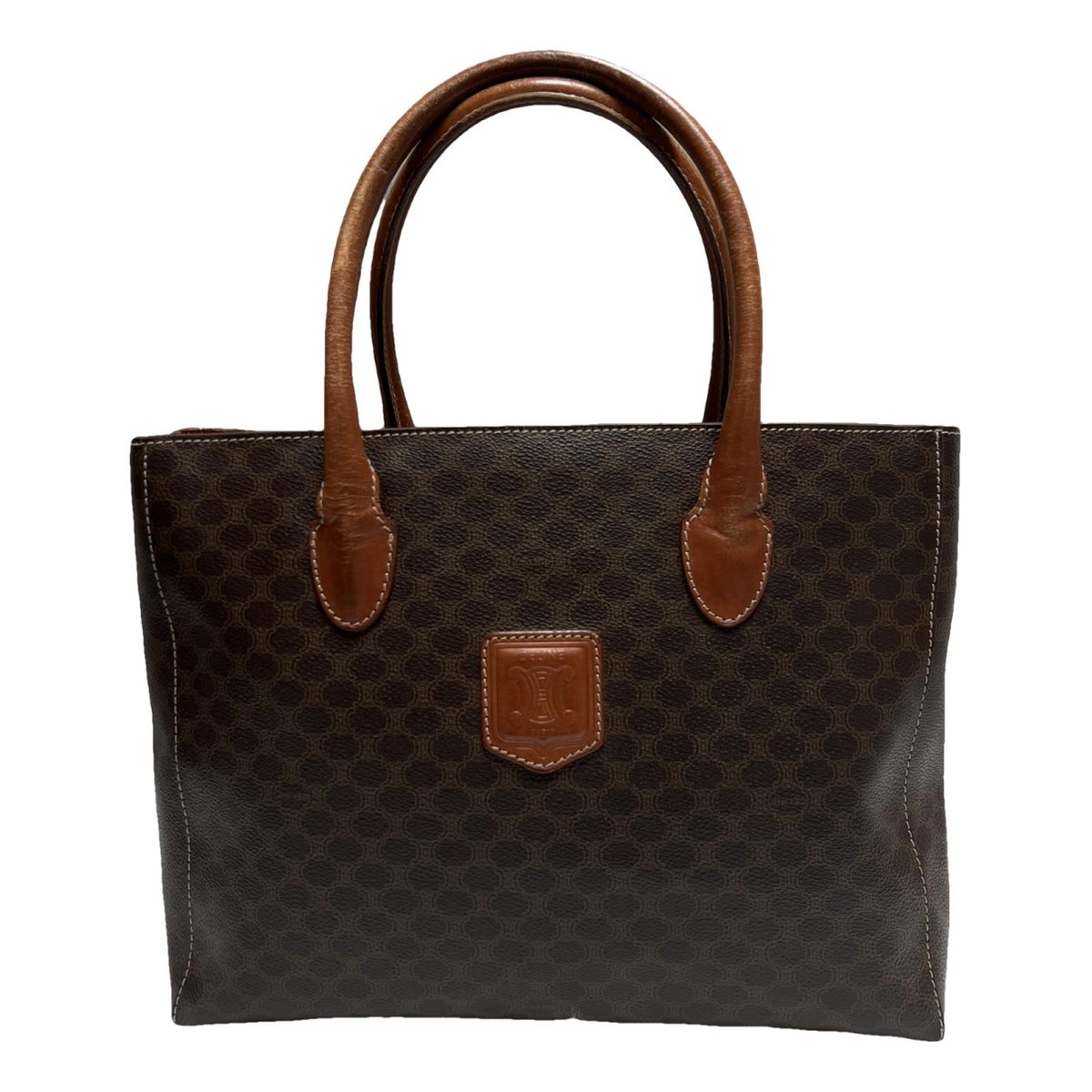 Triomphe leather tote