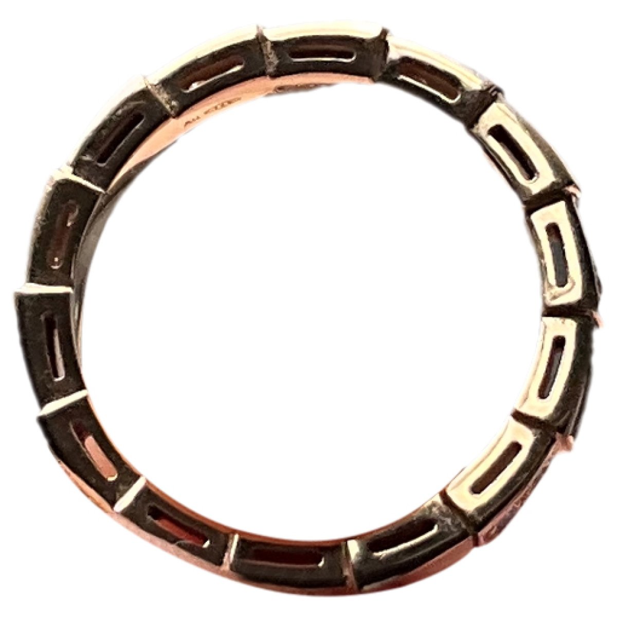 Serpenti Viper yellow gold ring