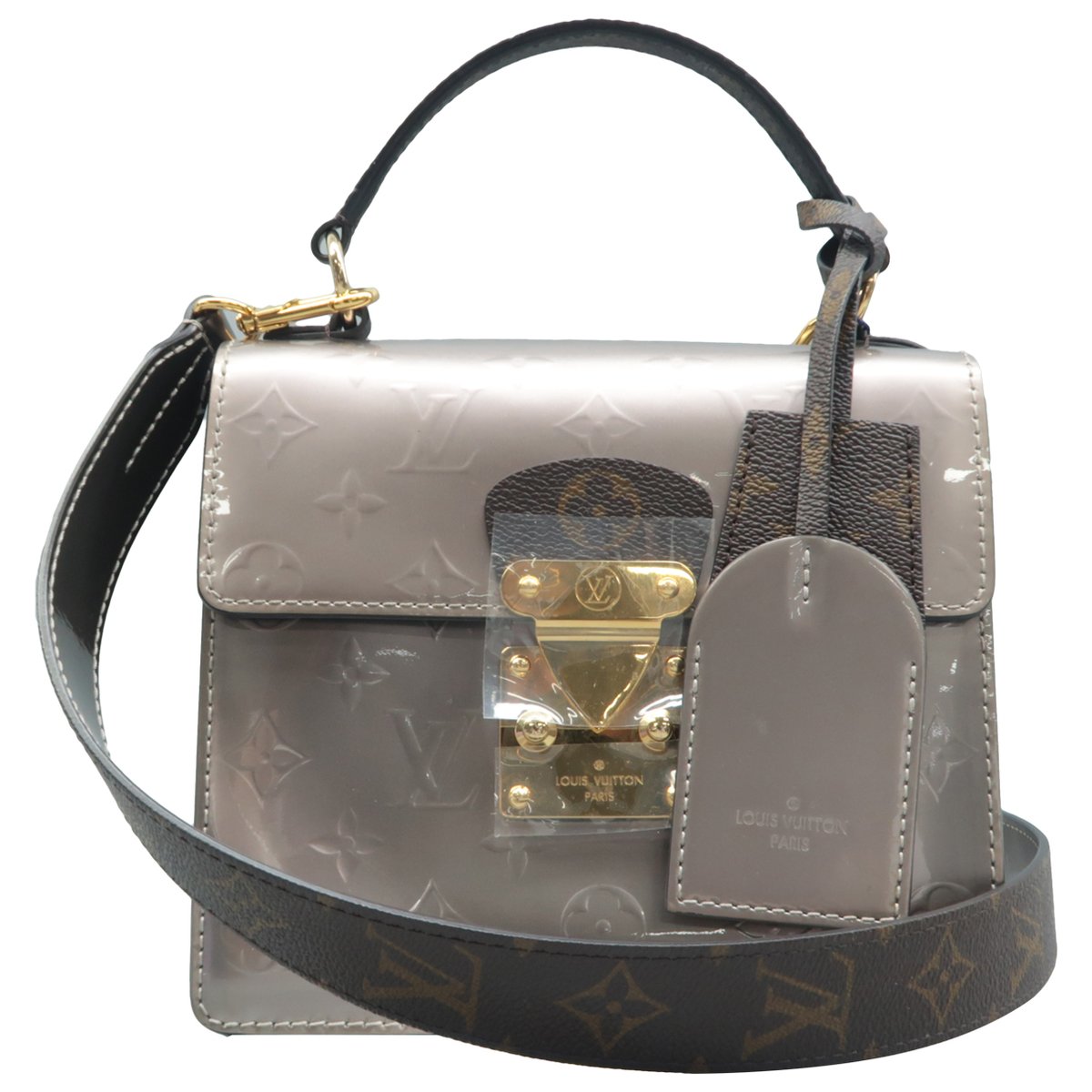 Spring street patent leather satchel