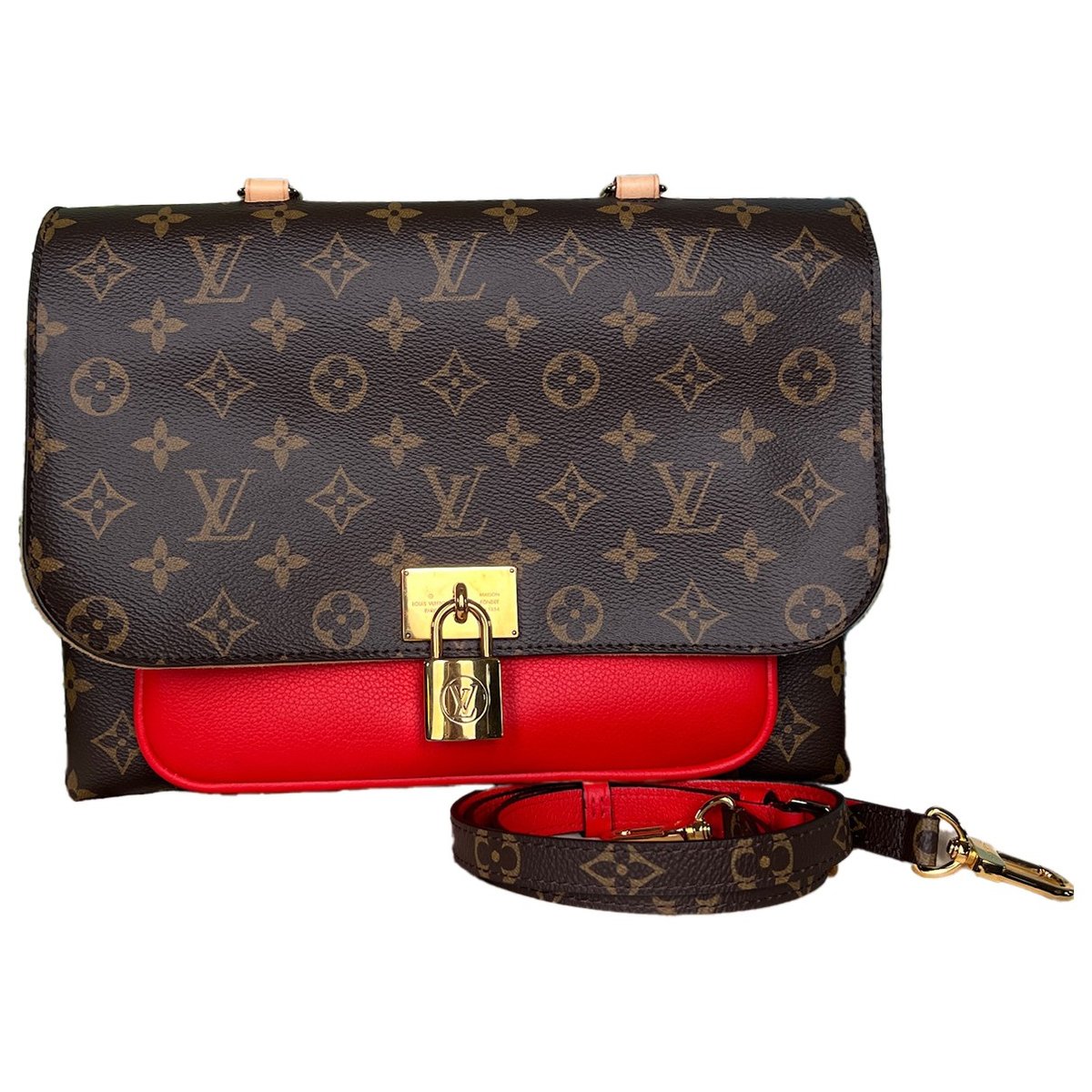 Marignan patent leather handbag