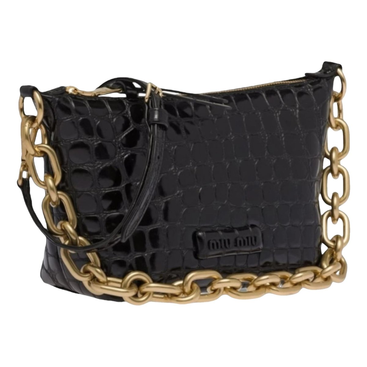 Miu Spirit leather handbag