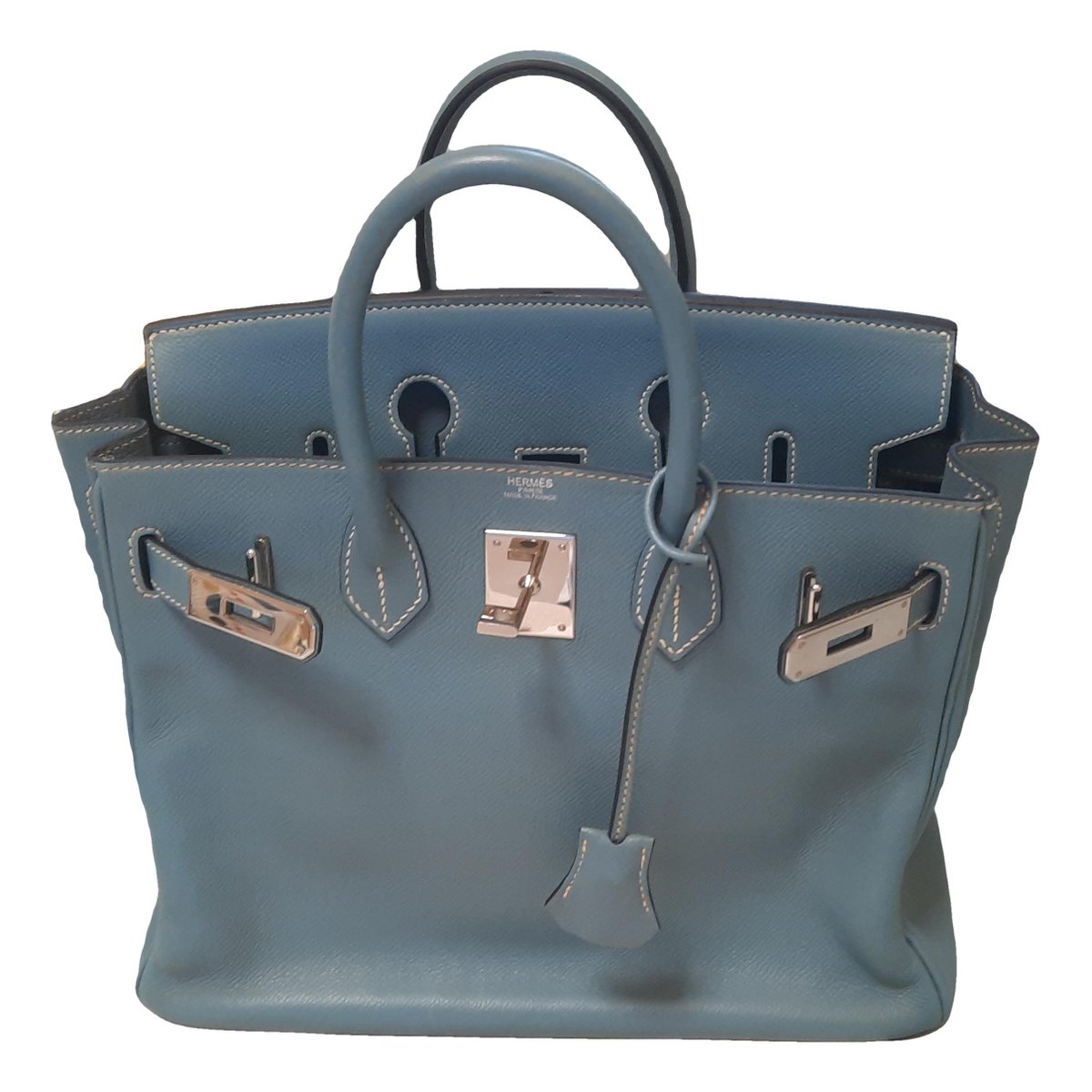 Haut à Courroies leather handbag