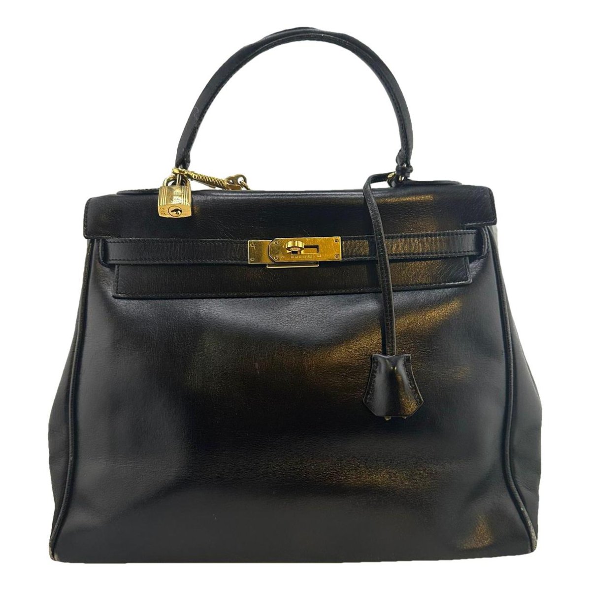 Haut à Courroies leather handbag