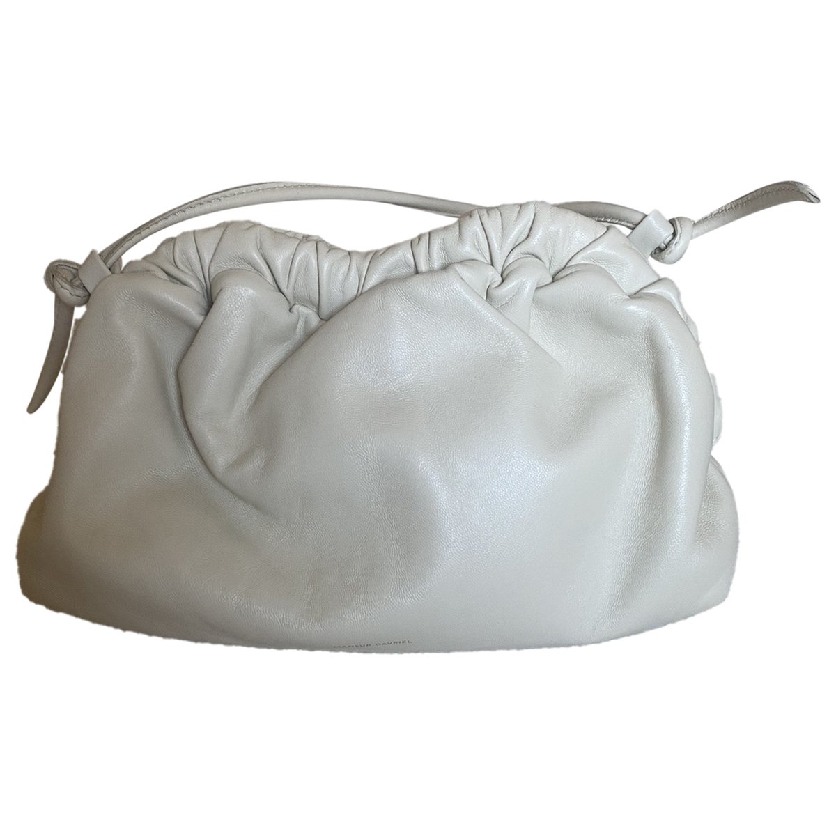 Cloud leather clutch bag