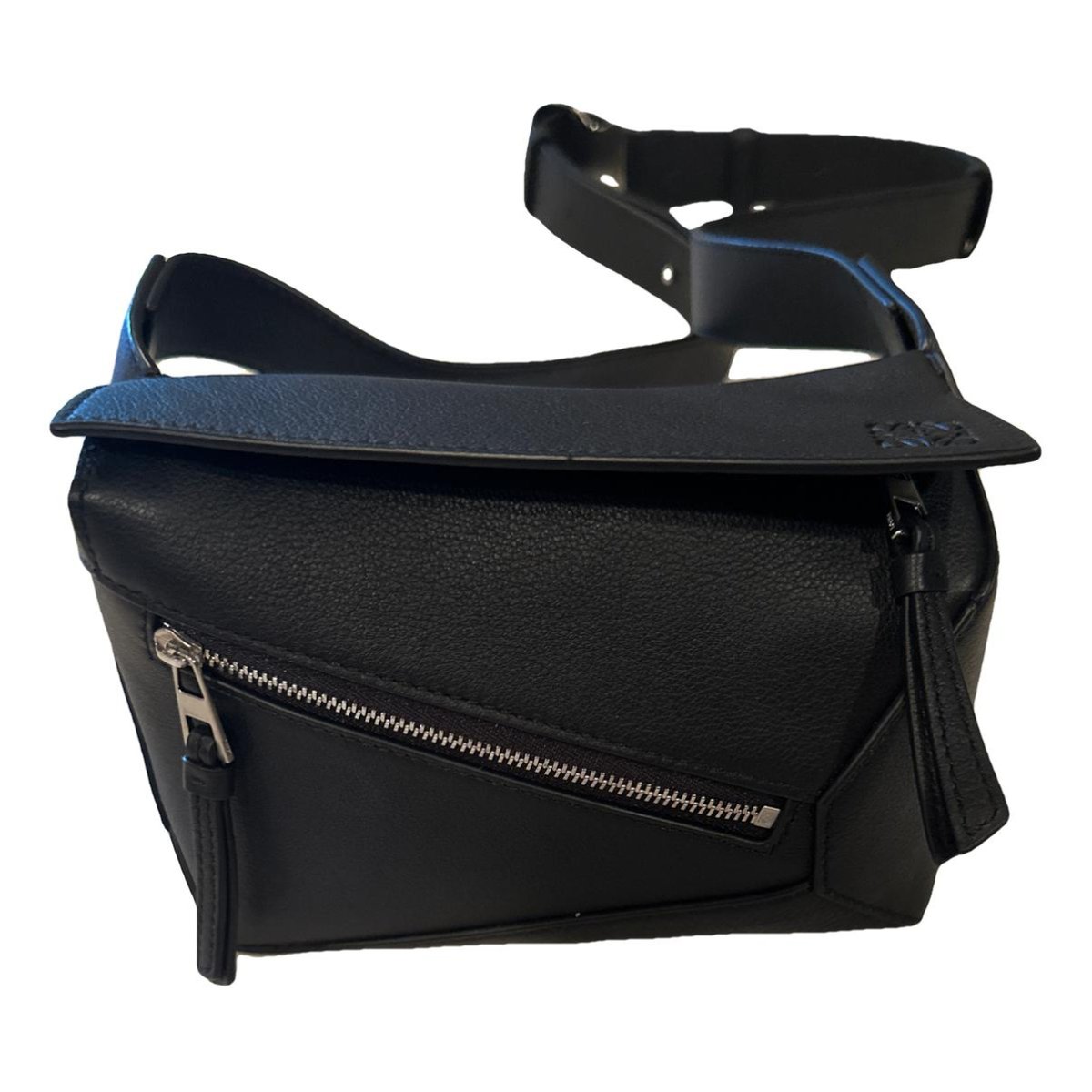 Puzzle leather purse