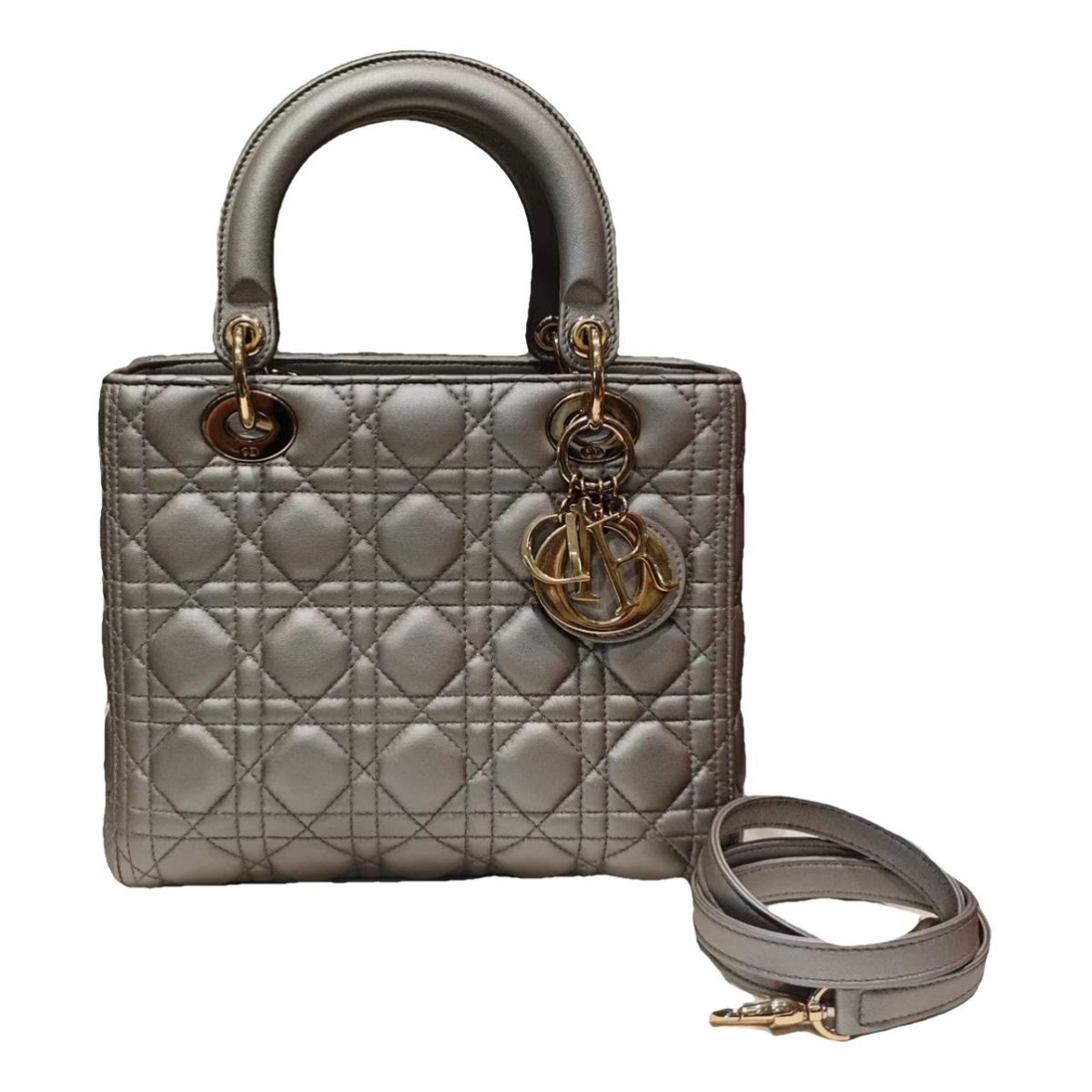 Lady Dior leather handbag