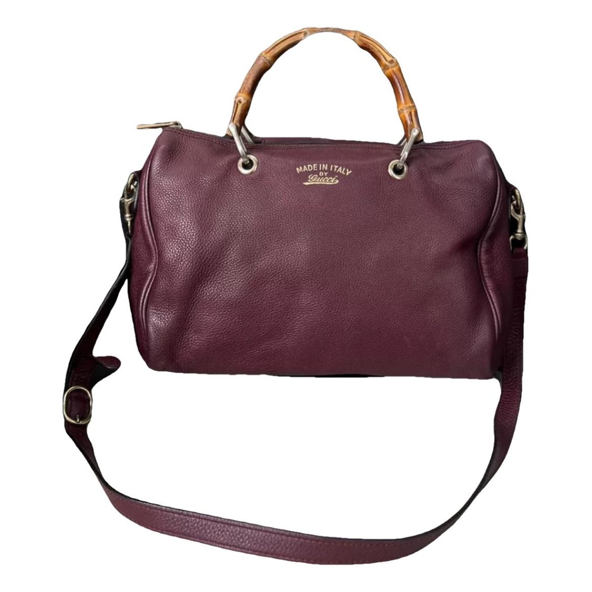 Bamboo Shopper leather tote
