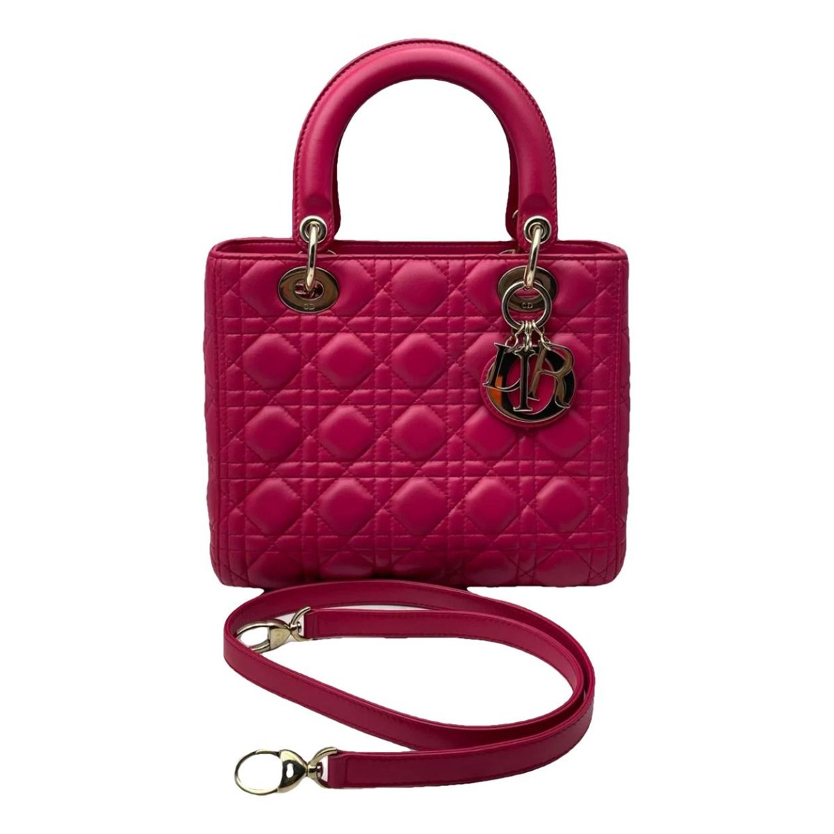 Lady Dior leather handbag