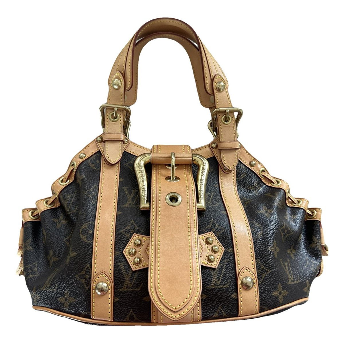 Theda leather handbag