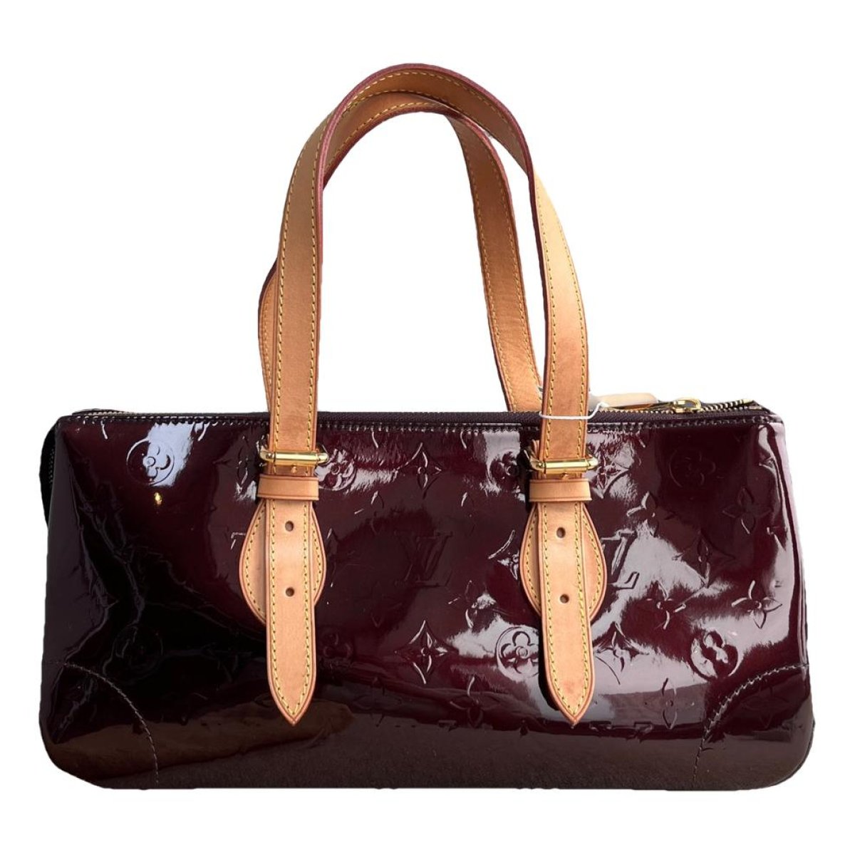 Rosewood leather handbag
