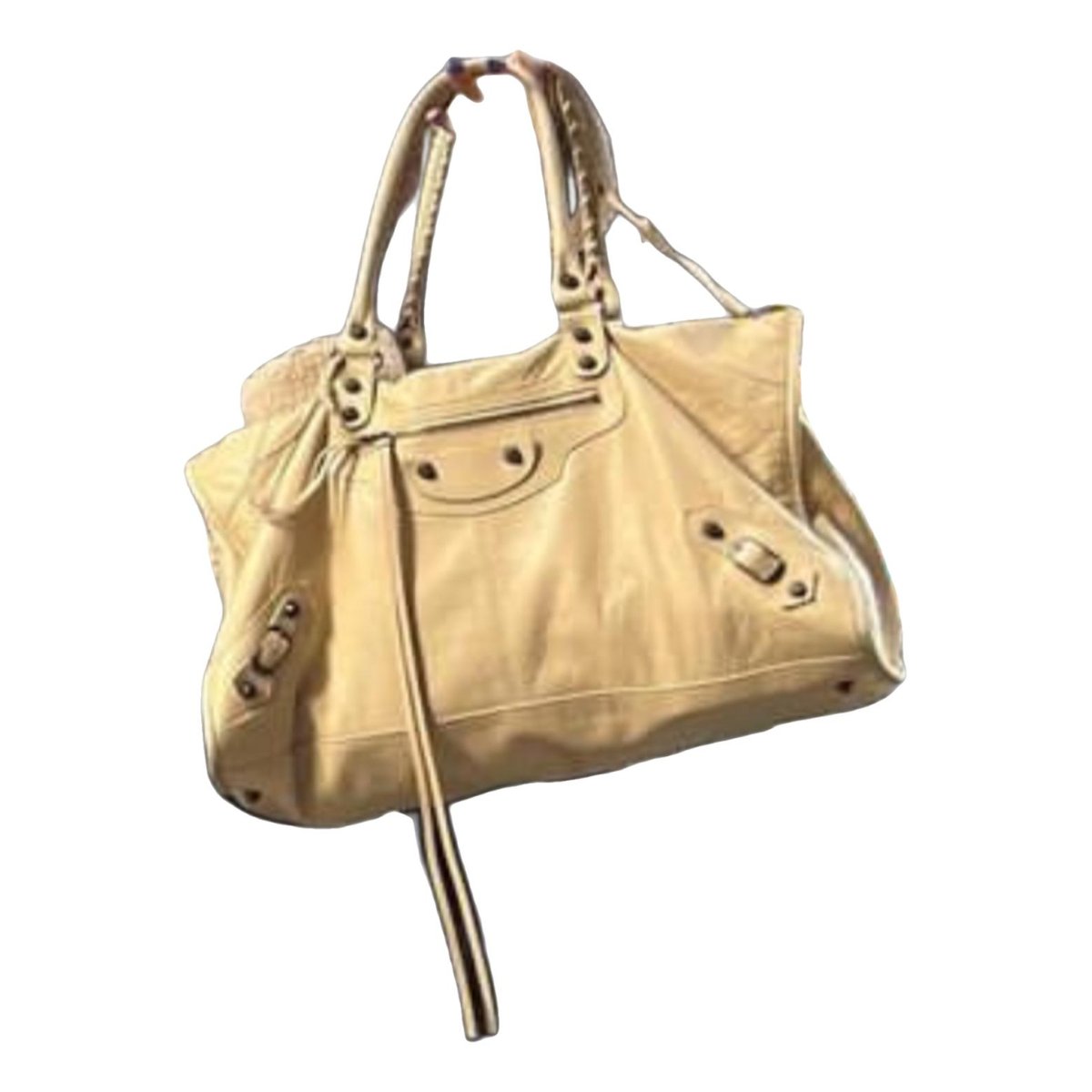 First leather handbag