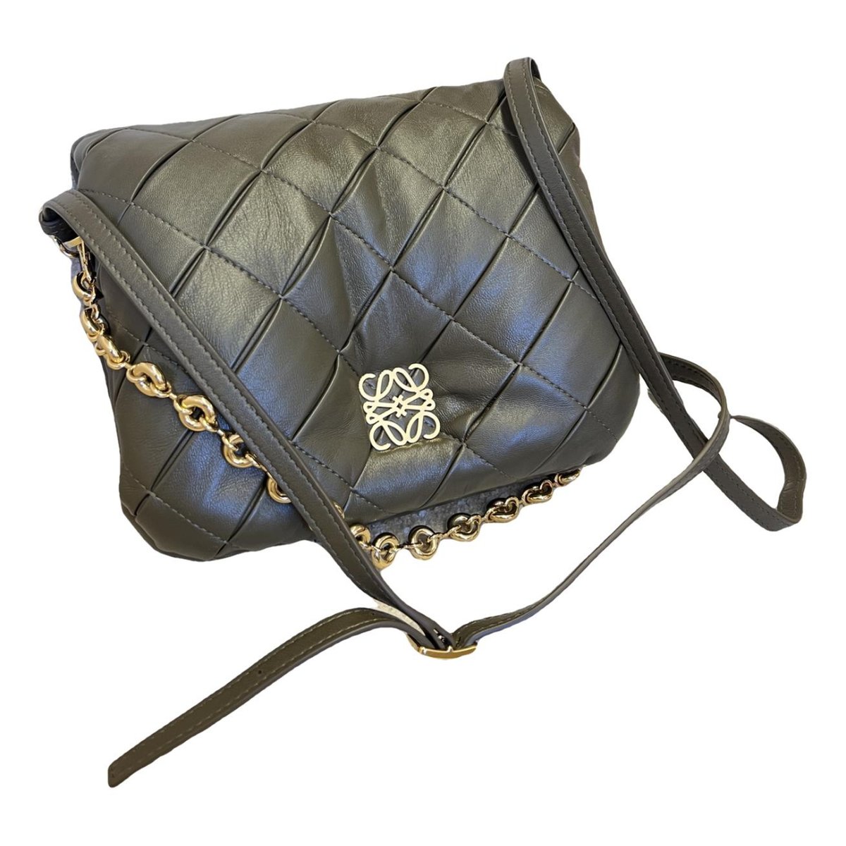Goya Puffer leather crossbody bag
